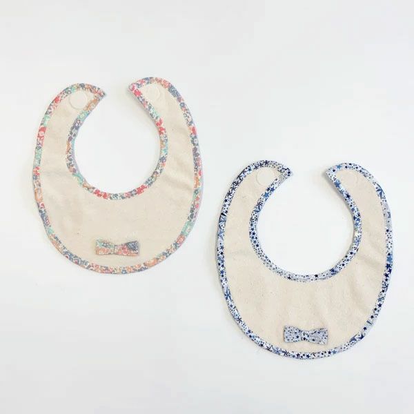 オーガニックコットン ベビーパイルスタイ リバティ