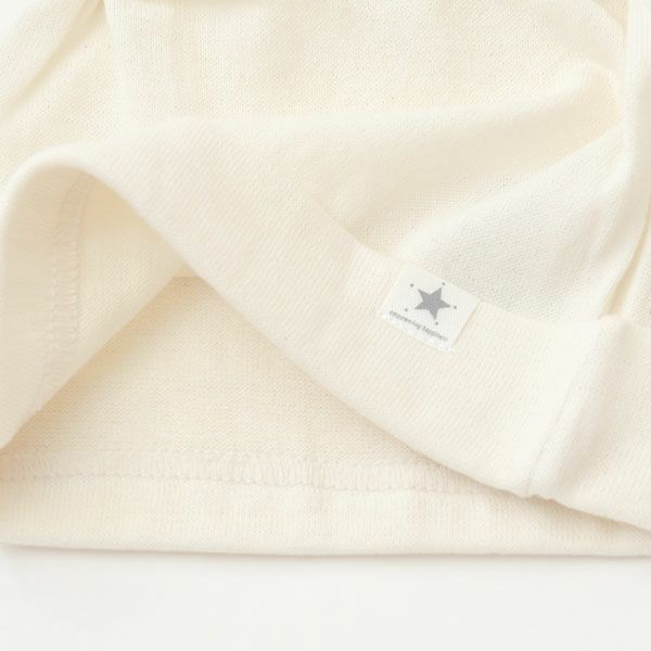 オーガニックコットン ベビー吊天竺2つ結び帽子