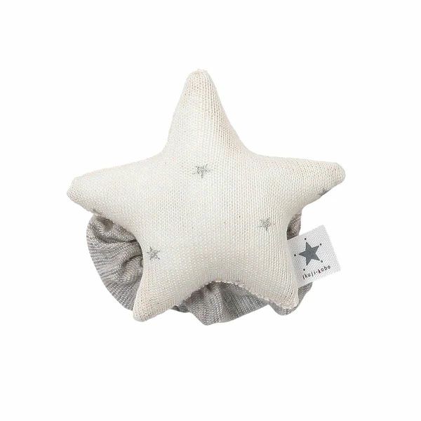 オーガニックコットン ベビー吊天竺リストバンド シルバースター