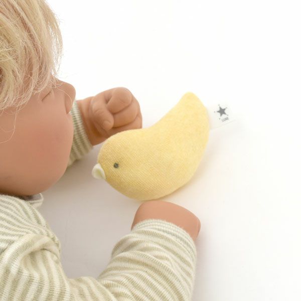 オーガニックコットン ベビーにぎにぎひよこ