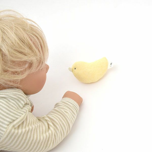 オーガニックコットン ベビーにぎにぎひよこ