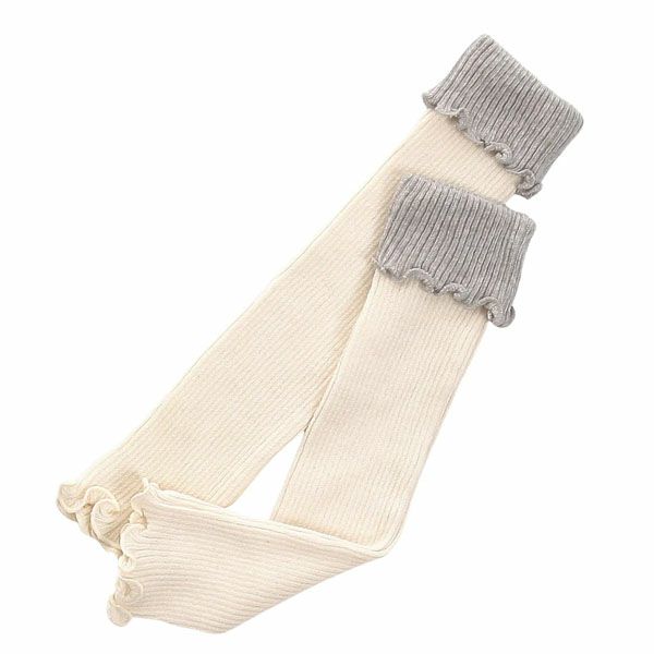 オーガニックコットン ベビー折返しレッグウォーマー