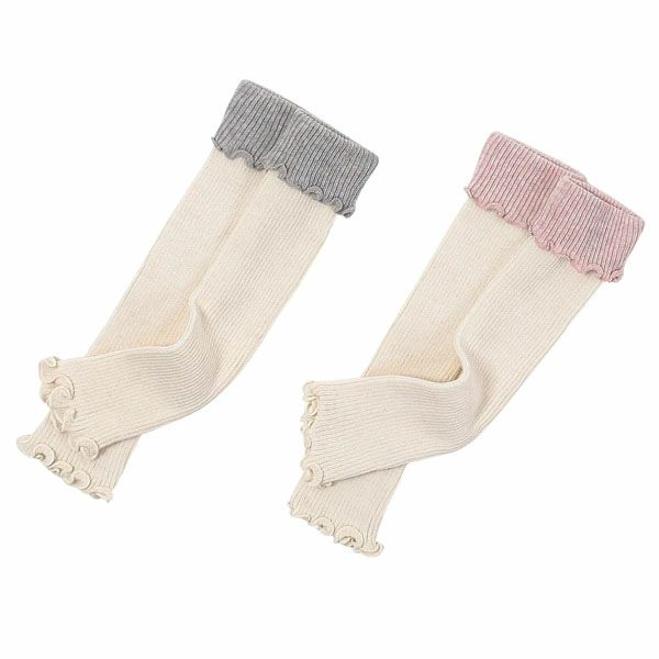 オーガニックコットン ベビー折返しレッグウォーマー