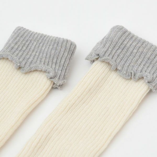 オーガニックコットン ベビー折返しレッグウォーマー