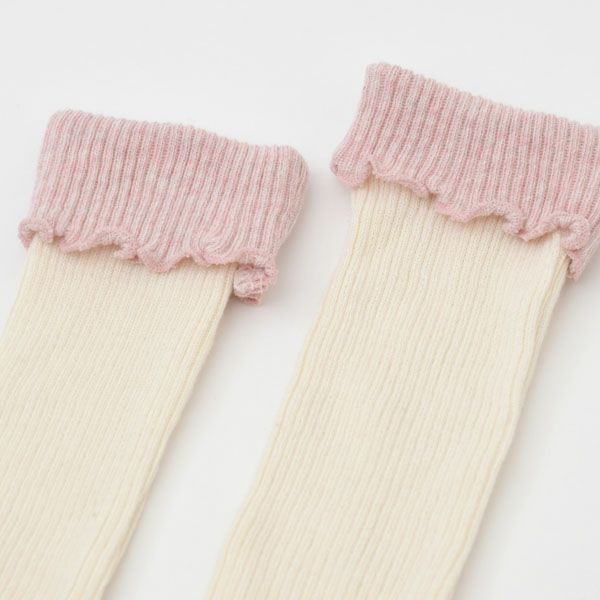 オーガニックコットン ベビー折返しレッグウォーマー