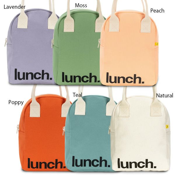 オーガニックコットン ジッパーランチバッグ