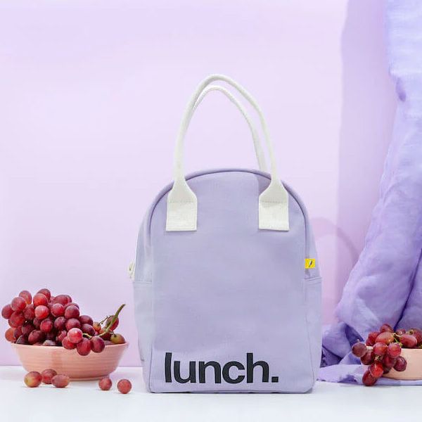 オーガニックコットン ジッパーランチバッグ