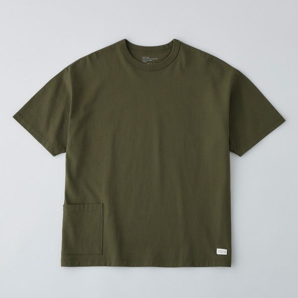 オーガニックコットン 7.3オンスポケット半袖Tシャツ
