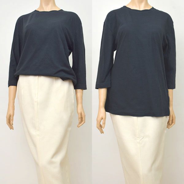 オーガニックコットン 薄地天竺 7分袖カットソー