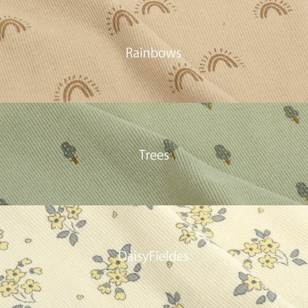 オーガニックコットン ベビー結びガウン＆帽子