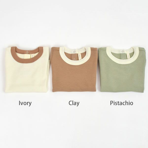 オーガニックコットン ベビーリンガーTシャツ