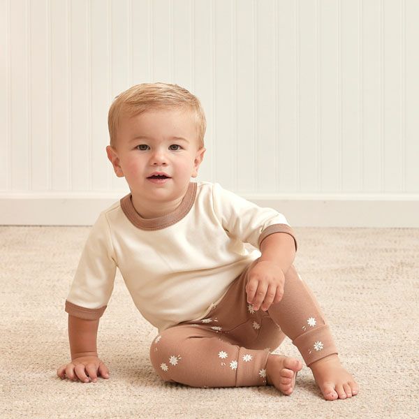 オーガニックコットン ベビーリンガーTシャツ