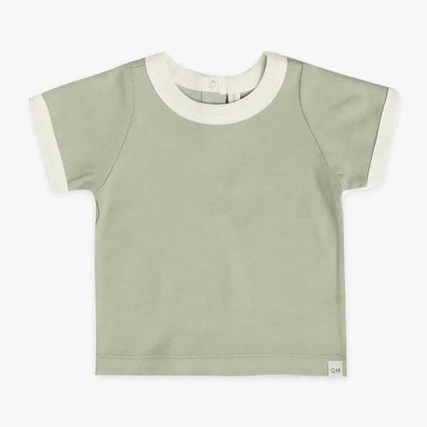 オーガニックコットン ベビーリンガーTシャツ