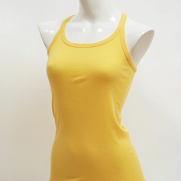 オーガニックコットン リブバッククロスキャミソール