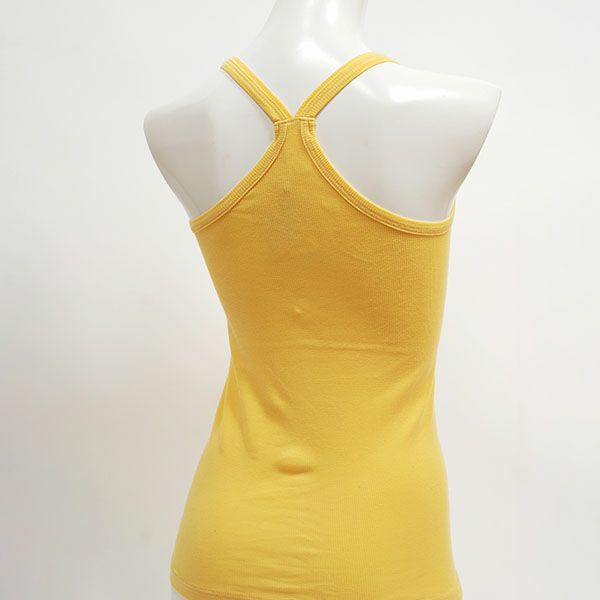 オーガニックコットン リブバッククロスキャミソール