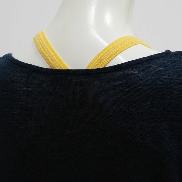 オーガニックコットン リブバッククロスキャミソール