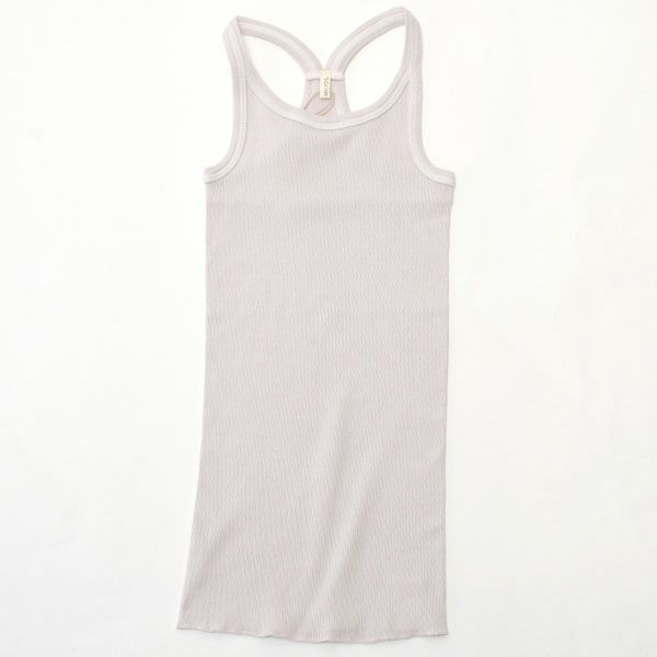 オーガニックコットン リブバッククロスキャミソール