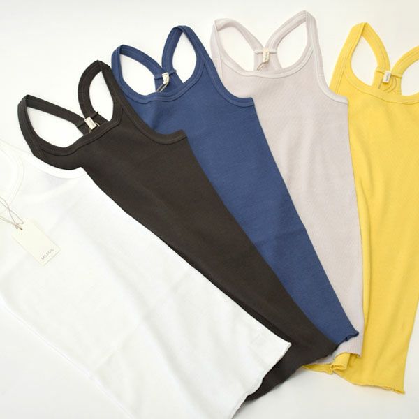 オーガニックコットン リブバッククロスキャミソール