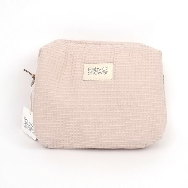 オーガニックコットン トイレタリーポーチ CAMILA ワッフル