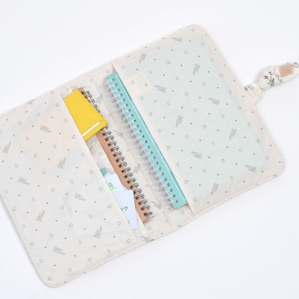 オーガニックコットン母子手帳ケース KNOT
