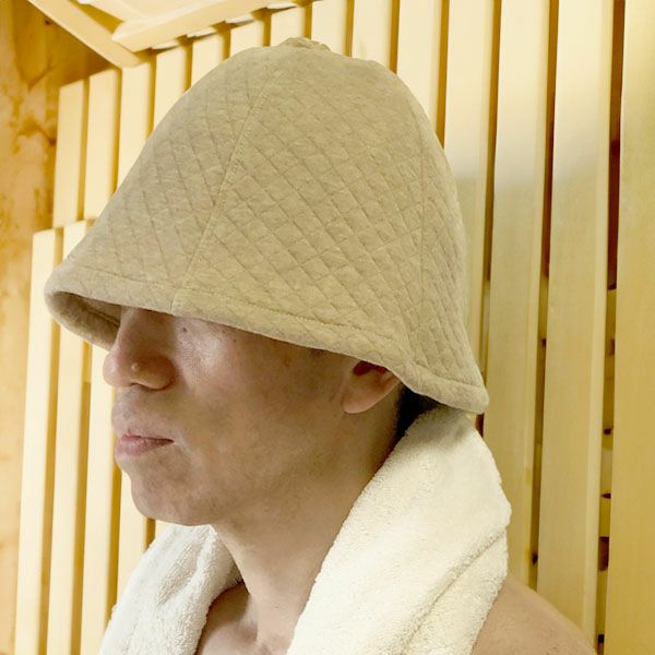 オーガニックコットン サウナエンジョイハット