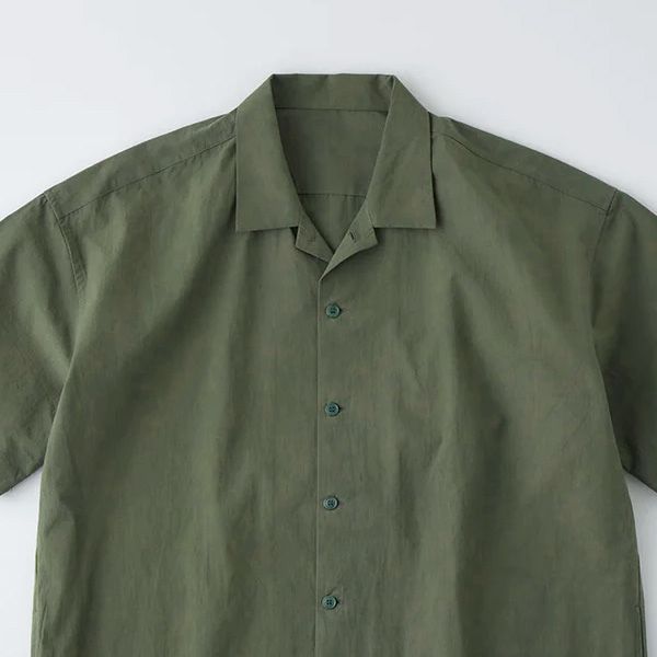 オーガニックコットン タイプライターアロハシャツ