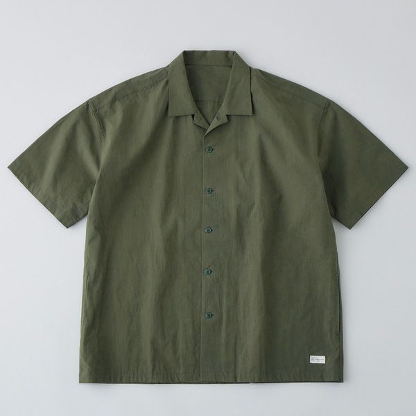 オーガニックコットン タイプライターアロハシャツ