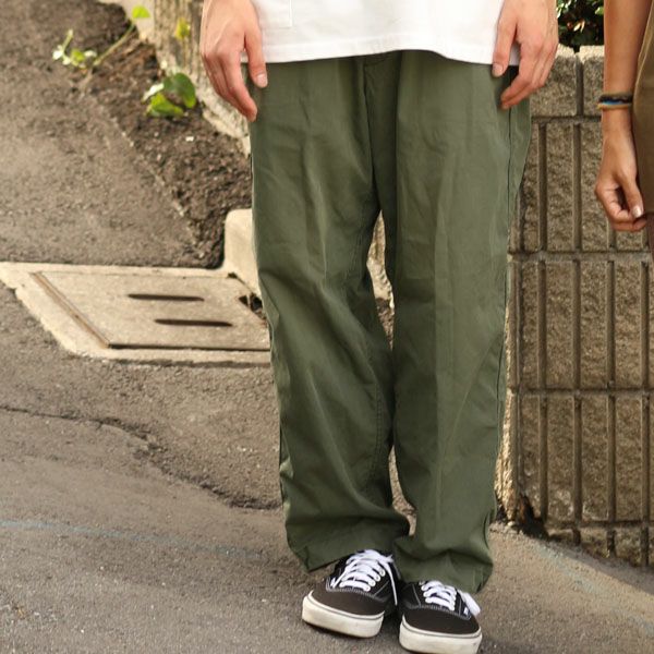 オーガニックコットン タイプライターファティーグイージーパンツ