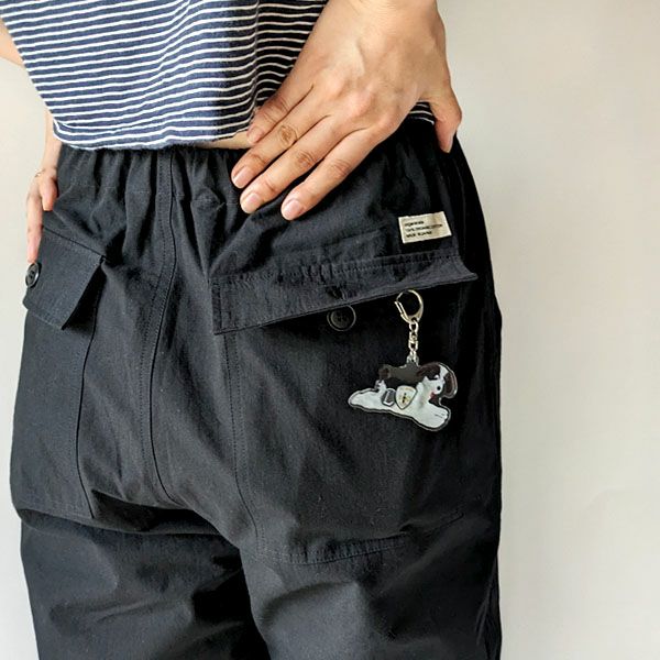 オーガニックコットン タイプライターファティーグイージーパンツ