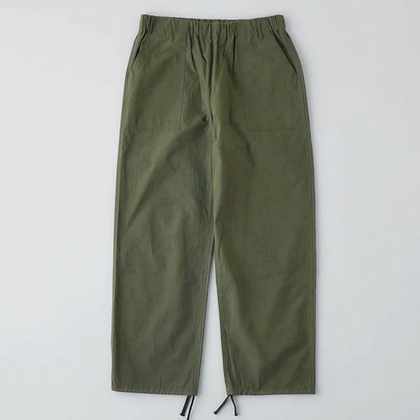 オーガニックコットン タイプライターファティーグイージーパンツ