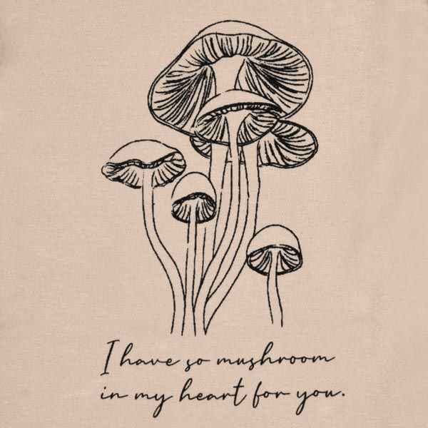 オーガニックコットン ベビーパジャマセット Mushroom