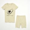 オーガニックコットン キッズパジャマセット Avocado