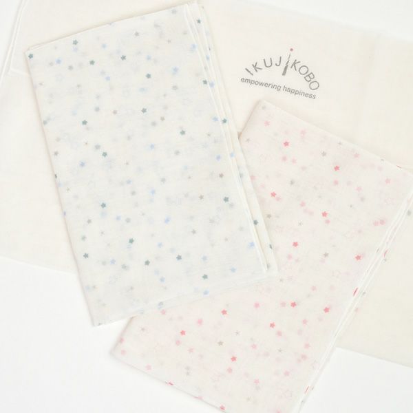 オーガニックコットン ベビー知多木綿ガーゼ沐浴布 金平糖