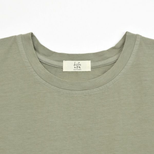 オーガニックコットン メンズ天竺カットオフTシャツ(半袖)