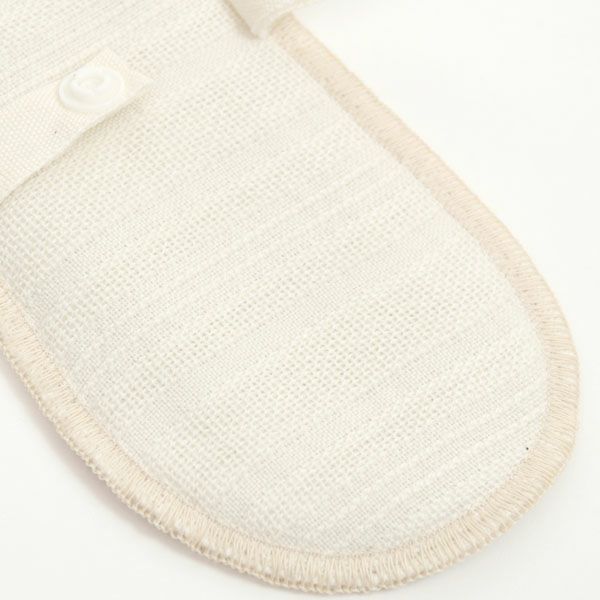 オーガニックコットン 布ナプキンデイリーライナー メッシュ ストライプ（2枚組）