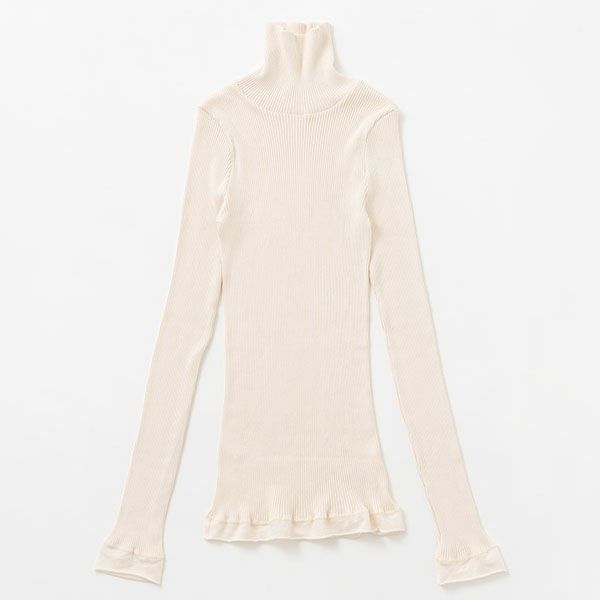 オーガニックコットン チューブテレコタートル(長袖) ナチュラル M