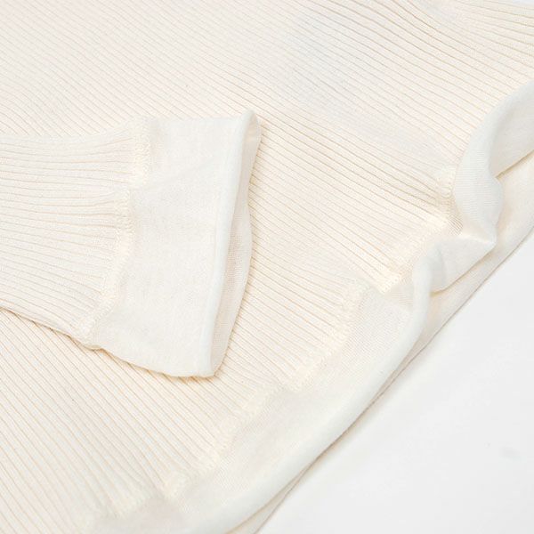 オーガニックコットン チューブテレコタートル(長袖) ナチュラル M