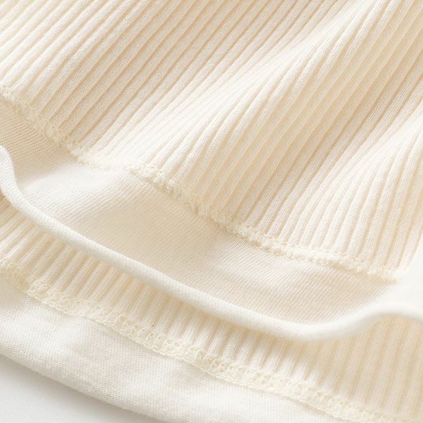 オーガニックコットン チューブテレコタートル(長袖) ナチュラル M