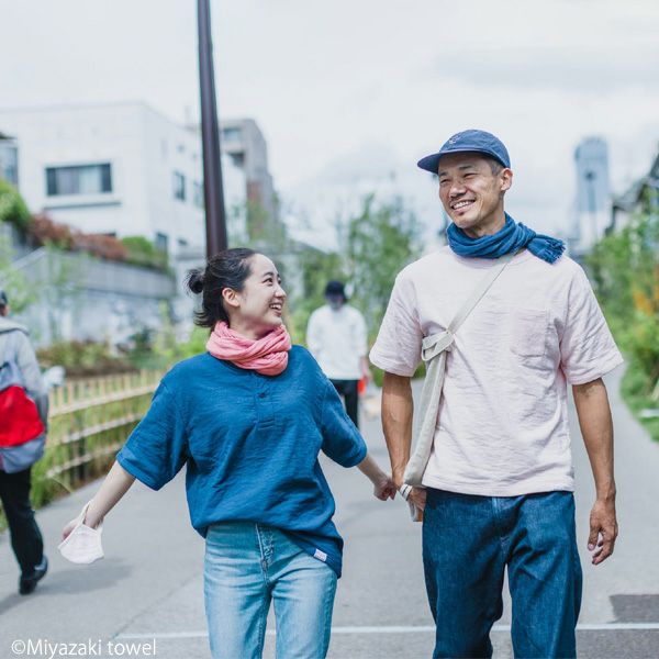 オーガニックコットン 今治マフラーシーズン