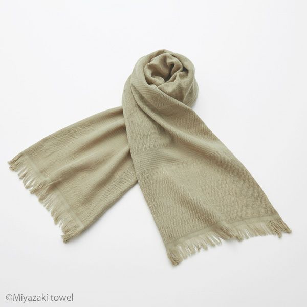 オーガニックコットン 今治マフラーシーズン