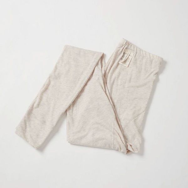 オーガニックコットン ファインニットシンプルレギンス
