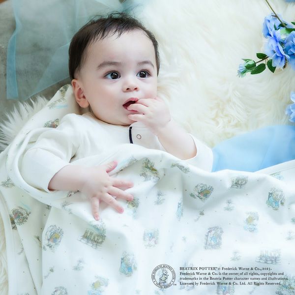 オーガニックコットン ブランケット ピーターラビット