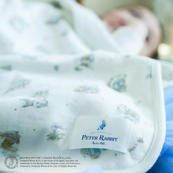 オーガニックコットン ブランケット ピーターラビット