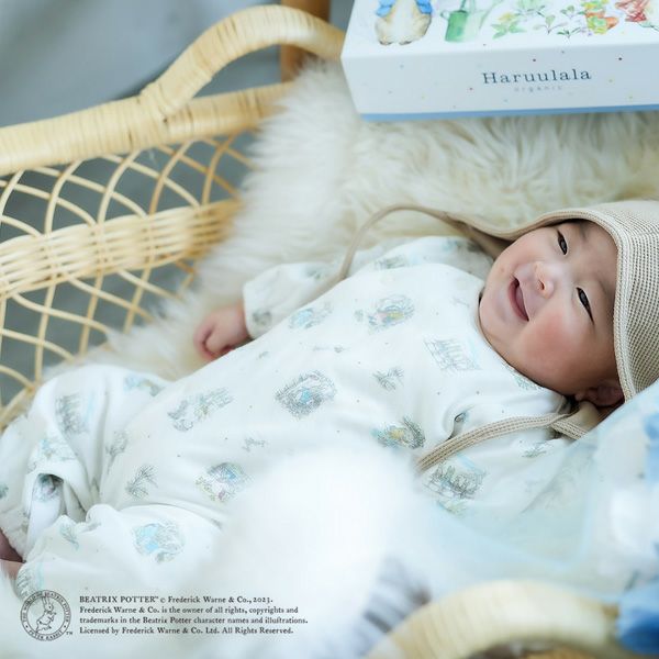 オーガニックコットン カバーオール ピーターラビット