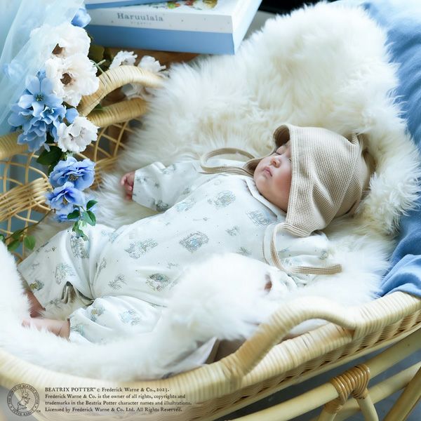 オーガニックコットン カバーオール ピーターラビット