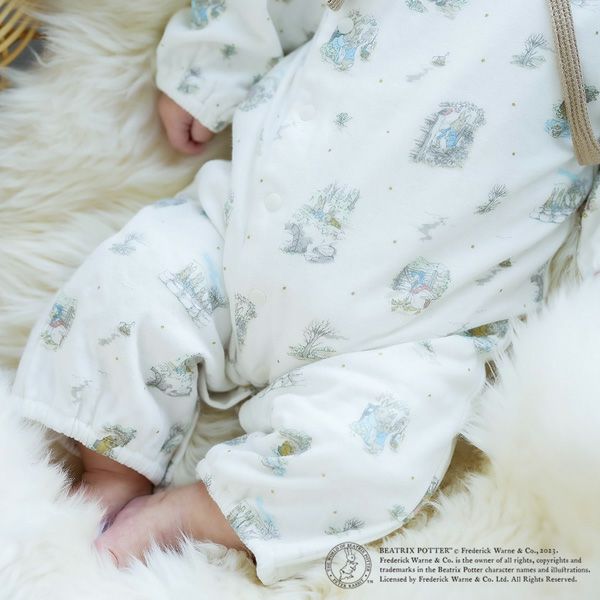 オーガニックコットン カバーオール ピーターラビット