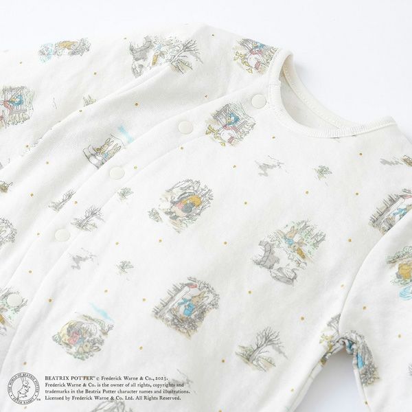 オーガニックコットン カバーオール ピーターラビット
