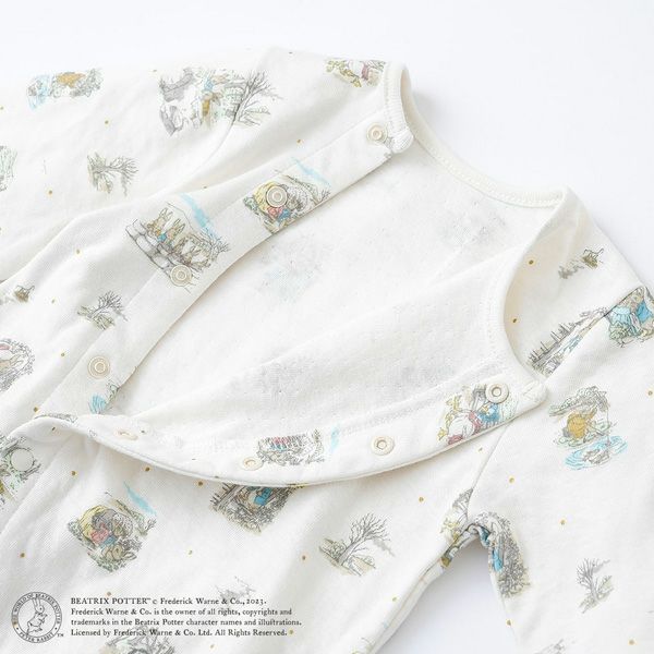 オーガニックコットン カバーオール ピーターラビット