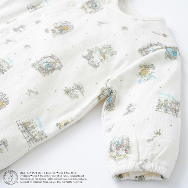 オーガニックコットン カバーオール ピーターラビット