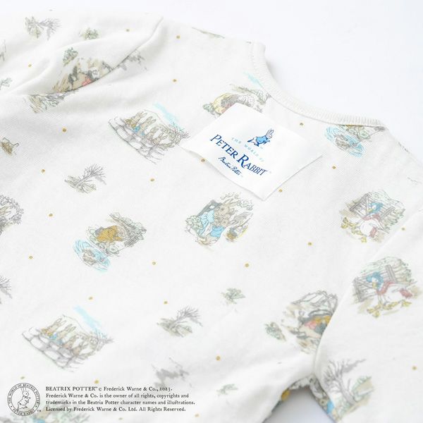 オーガニックコットン カバーオール ピーターラビット